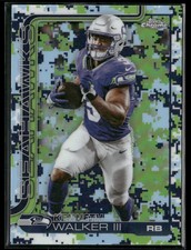 2025 Topps Chrome Football Kenneth Walker III #276 Camo Refractor