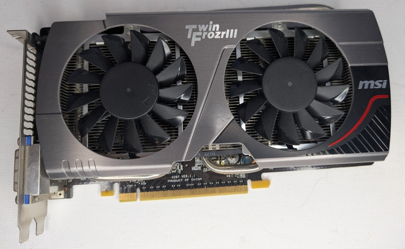 MSI NVIDIA GTX 660 Twin Frozr III Graphics Card 2gb DDR5 VRAM Working
