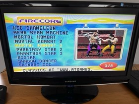 Sega Mega Drive Arcade Classic Multi Game Wireless Console + 6 Games