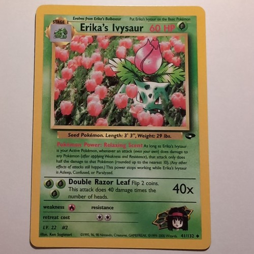 Erika's Ivysaur - Pokemon TCG Karte - Gym Challenge - 41/132 - 2000 - English