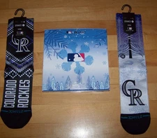 2025 Colorado Rockies Holiday / Winter Stance socks set specialty FREE SHIP