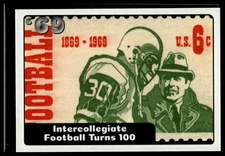 2019 #24 Historic Autographs Intercollegiate Football Turns 100 Peace, Love & 69