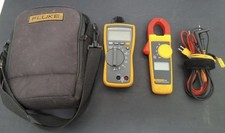 Fluke 116 True RMS Multimeter and Fluke 323 True RMS Clamp Meter w/ leads & Bag