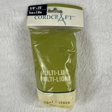 Cordcraft 3/8 in x 25 ft Polypropylene Multi-Line Rope Mildew & Rot Resistant