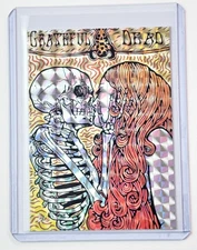 Grateful Dead Limited Edition Artist Signed “American Icons” Refractor Card 1/1
