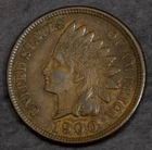 1900 Indian Cent XF Marks....................Lot 6127