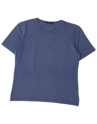 Best Company Damen T-Shirt Oberteil UK 18 XL Blau Baumwolle DG08