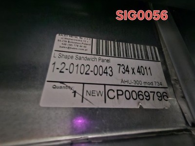 VENTUS AHU-6 Section | SIG0056 | VTS Modular Air Handler | AVS-300 mod 734 | 734