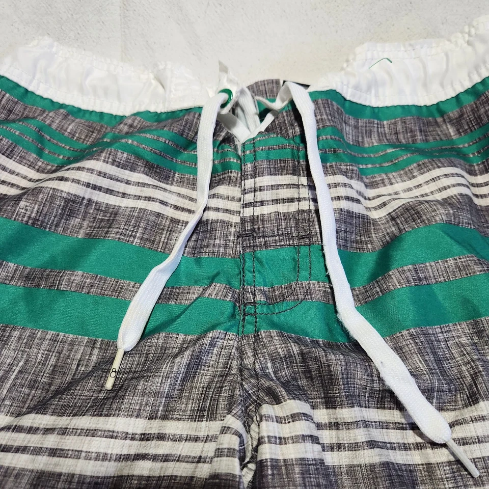 Мужские плавки Ocean Pacific средние зелено-серые размер 32-34 - Изображение 4 из 4