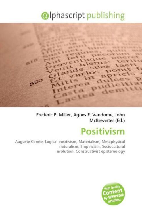 Thumbnail - Frederic P. Miller (u. A.) | Positivism | Taschenbuch | Englisch
