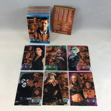 FARSCAPE: THROUGH THE WORMHOLE (Rittenhouse 2004) Complete Card Set w/ Promo #P1