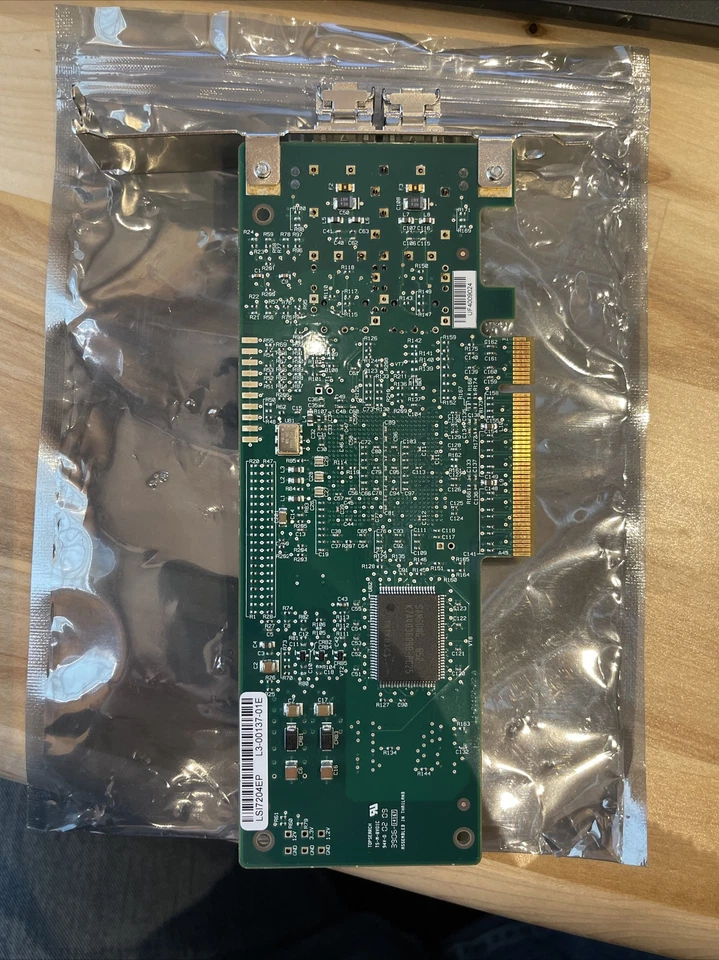 LSI Logic LSI7204EP 4GB Dual Port PCI-X Fibre Card Adapter - Image 3 of 3