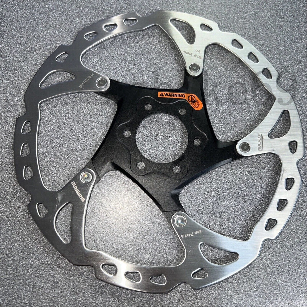 Genuine Shimano Deore XT SM RT76 180mm Disc Brake Rotor MTB