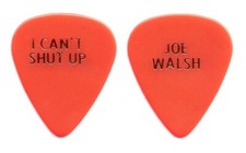 Eagles Joe Walsh I Can't Shut Up Red Guitar Pick - 1990s Tours