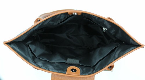 Damen Schultertasche Tragetasche schwarz blau 15,6 Zoll Laptop Arbeit Einkaufen Reisen - Bild 12 von 25