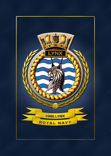 HMS LUCHS SCHIFFE ABZEICHEN / WAPPEN - HUNDERTE HM SCHIFFE AUF LAGER - Bild 1 von 2