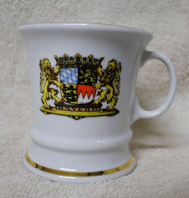 Bavaria German Coat of Arms Shaving Mug Extremely Rare Vintage