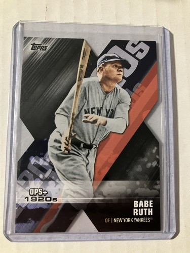 2020 Topps Decade of Dominance Die-Cuts Black /299 Babe Ruth #DOD-1 HOF