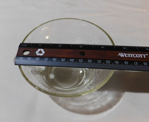 Hazel Atlas Clear Glass Florentine Poppy Soup Bowl - Picture 4 of 4