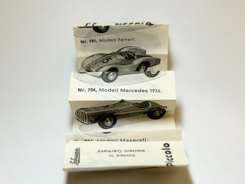 Schuco Piccolo 704 Mercedes 1936 1:90 plata hecho en Alemania como nuevo en caja - Imagen 13 de 14