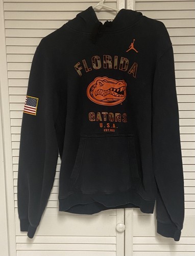 Nike JORDON Florida Gators Mens S. Black Camo Veterans Day Long Sleeve Hoodie - 第 2/10 張圖片