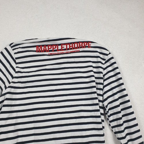 Zara Robert Mapplethorpe Womens Sweatshirt Size L Large 12AU Striped Long Sleeve - Picture 11 of 14