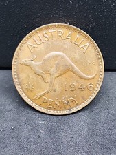Australian 1946 PENNY EF