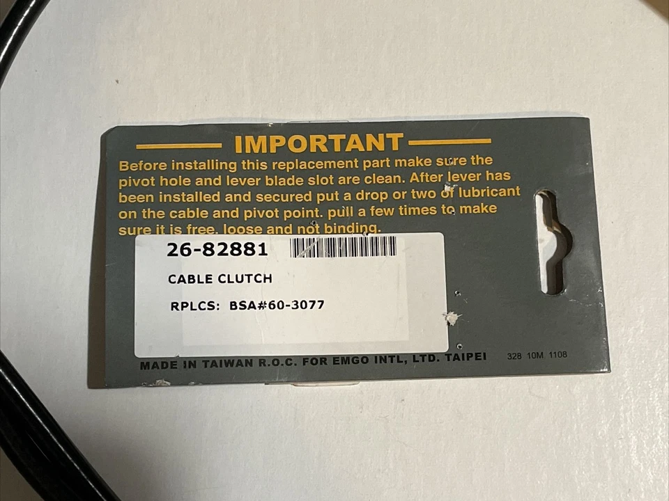 Cable de embrague BSA A50 A65 650 60-3077 Thunderbolt Lighting A65T A65L 1970-1972  Foto 4 de 4