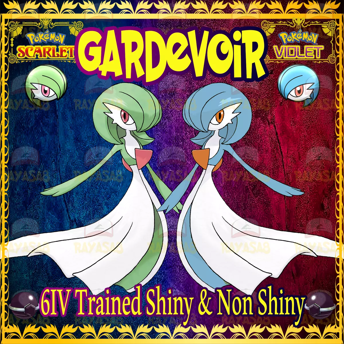 Pokémon Scarlet and Violet ✨SHINY✨ Gardevoir W/ Best 6IV +