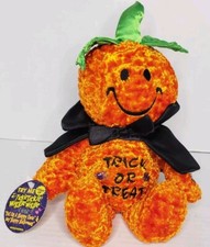 Tickle Tickle Wiggle Wiggle Halloween Pumpkin Trick Or Treat Animated Plush NWT
