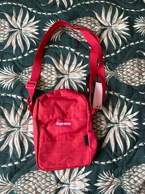 バッグ Supreme Leather Shoulder Bag (23FW) SUPREME FW23 LEATHER SHOULDER BAG BLACK COWHIDE LEATHER 2.5L | eBay