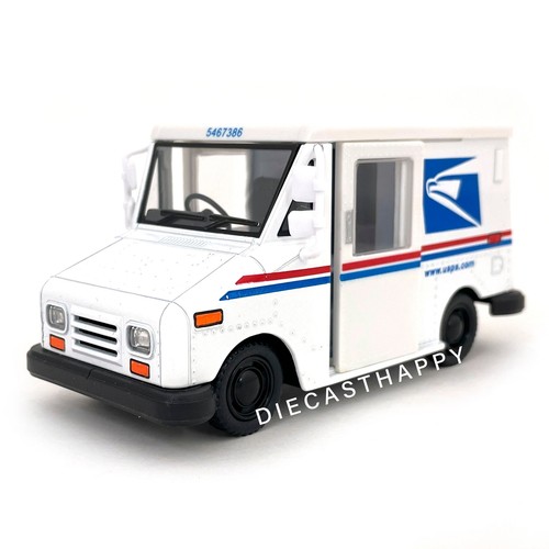 USPS Mail Delivery Truck 1:36 Scale Diecast Model White by Kinsmart - Picture 2 of 4