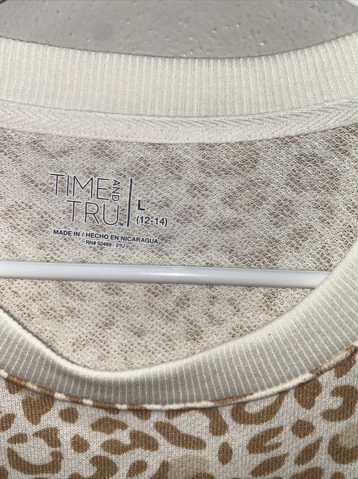 Moletom feminino Smooth As Tennessee Whiskey tamanho XL leopardo - Imagem 4 de 4