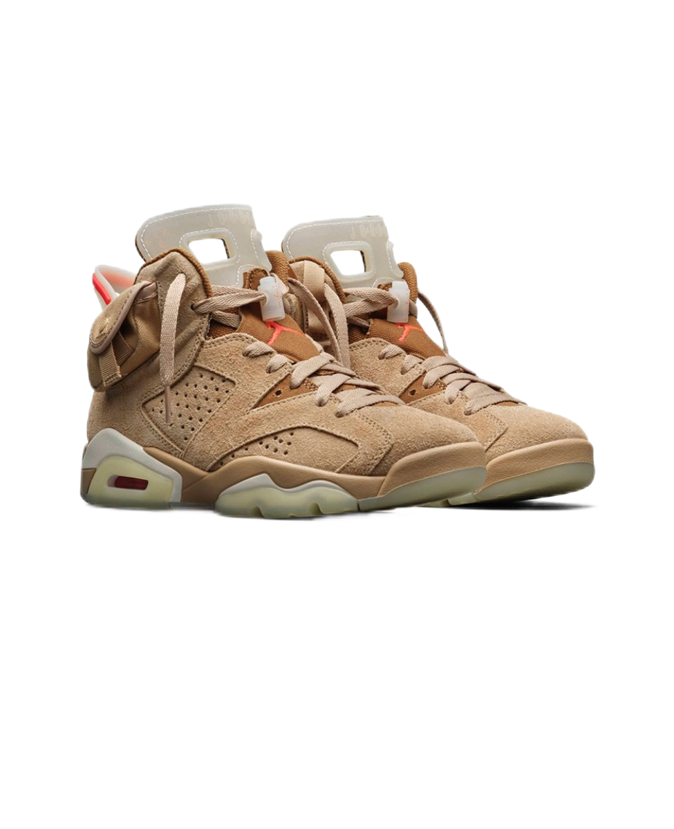 Air Jordan 6 Retro x Travis Scott Mid British Khaki