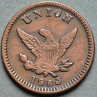 1863 35/278a Patriotic Civil War Token R-7