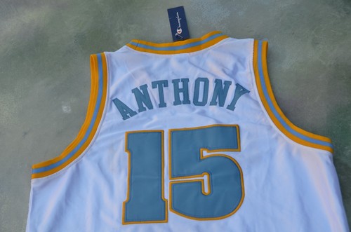 Champion NBA Denver Nuggets Carmelo Anthony #15 Jersey Size 52. - Picture 9 of 12