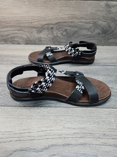 Merrell Sandals Womens 8 Around Town Sunvue Back Strap Comfort Casual Strappy - Picture 9 of 11