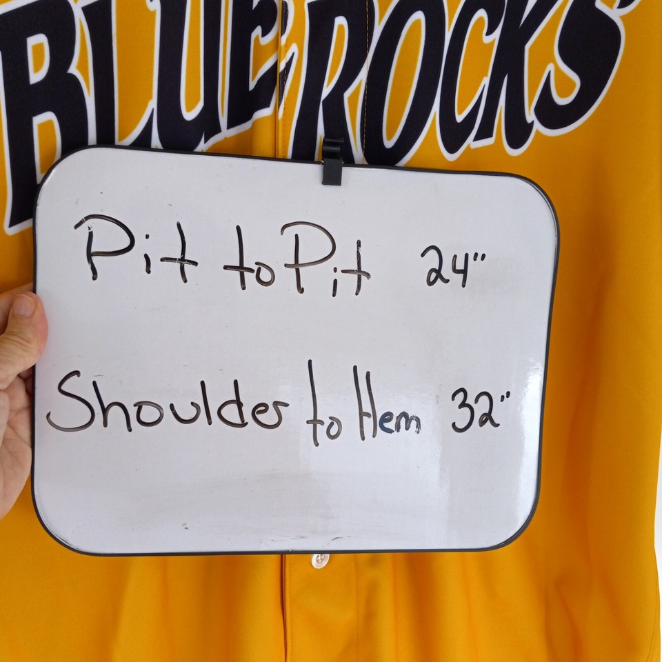 Autographed Wilmington Blue Rocks Jersey Beltre 29 Men's Size XL Black