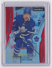 2021-22 UD SYNERGY RED UNSTRATCHED BOUNTY BASE AUSTON MATTHEWS #31 MAPLE LEAFS