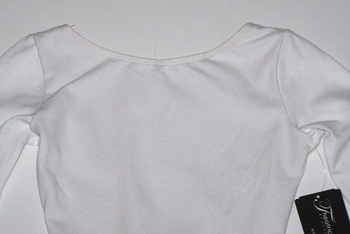 Theatricals Dancewear Leotard Bodysuit Long Sleeve V-Back TH5560 New Nwt Girl - Picture 2 of 9