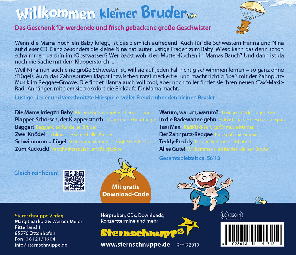 Thumbnail - Willkommen Kleiner Bruder | Cd