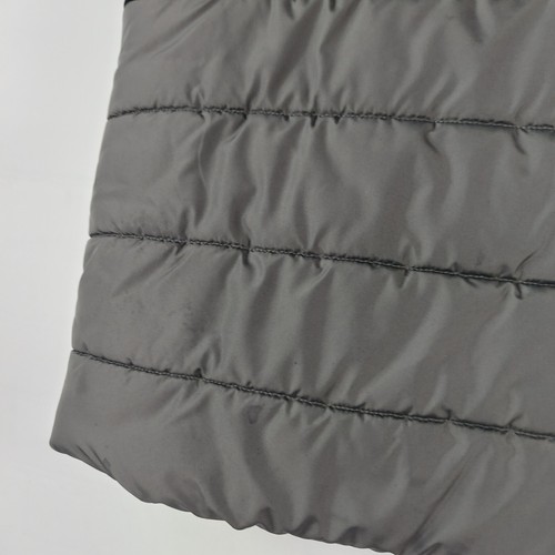 PUMA BOYS YOUTH VEST XSMALL 5-6 OUTDOOR FULL ZIP GRAY & BLACK QUILTED - Picture 6 of 10