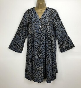 animal print tunic dress