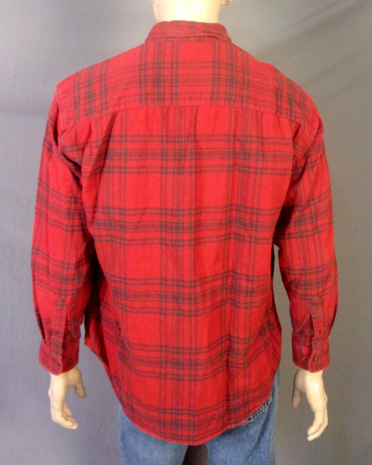 vtg 80s 90s Levis Dockers Faded Red Worn Soft Cot… - image 2