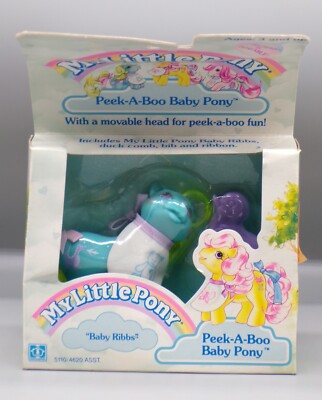 お歳暮 のし PONY LITTLE MY Hasbro vintage 1987 Peek RIBBS BABY Boo a その他