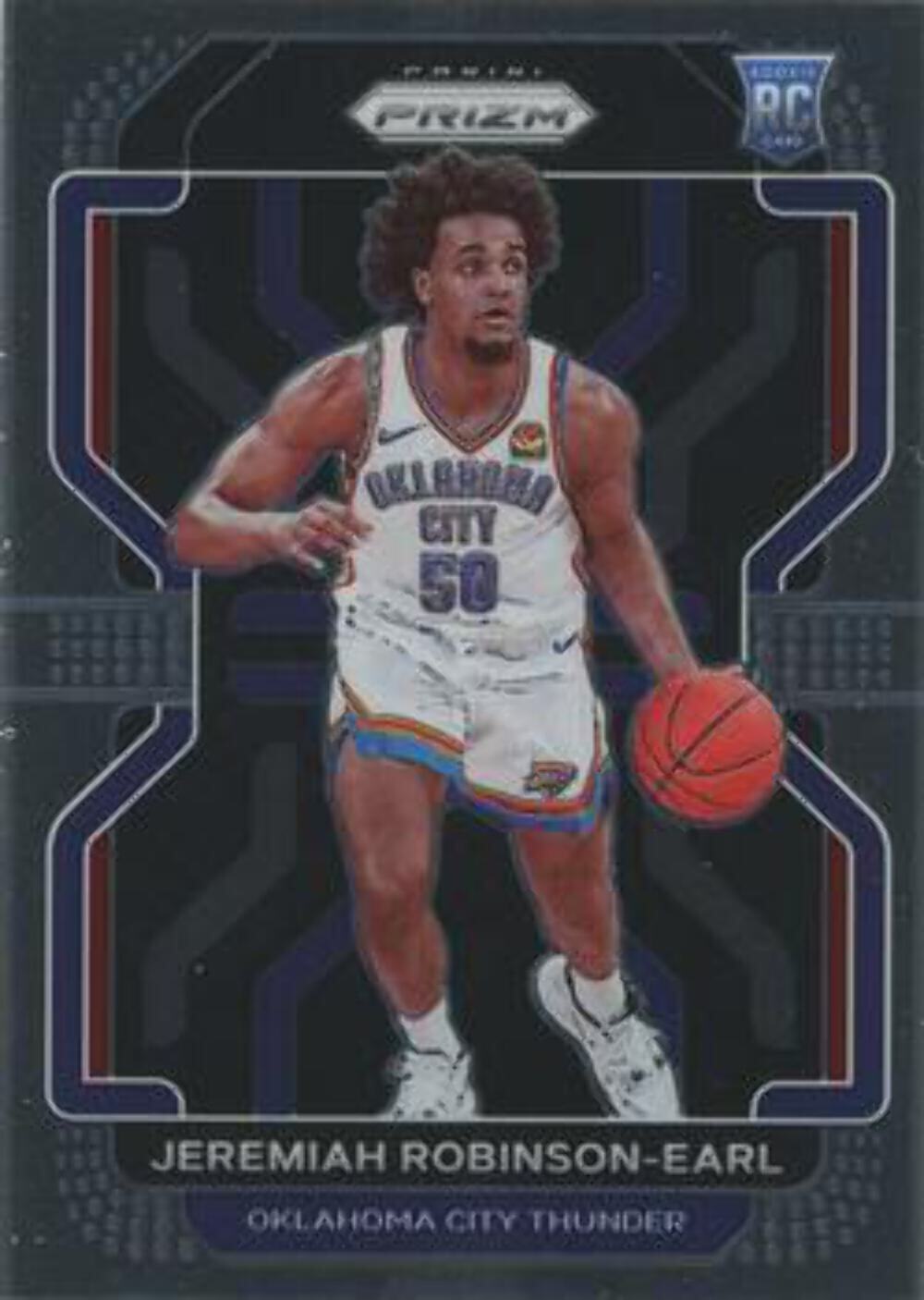 #319 Jeremiah Robinson-Earl - Oklahoma City Thunder - 2021-22 Panini Prizm Baske