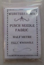 Punch Needle Quality Classic Twill Fabric HALF METRE material Webster Craft