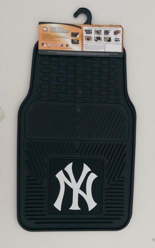 MLB New York Yankees Vinyl Auto Car Truck Floor mat and Seat Cover Gift Set - Picture 2 of 9