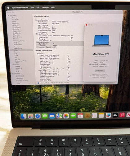 Apple MacBook Pro M4 Pro 14'' 24GB RAM 512GB SSD Silver 12/16 Core VAT MX2E3B/A - Photo 13/14