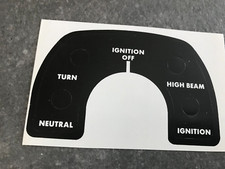 Norton motorcycle Console Decals/Transfers